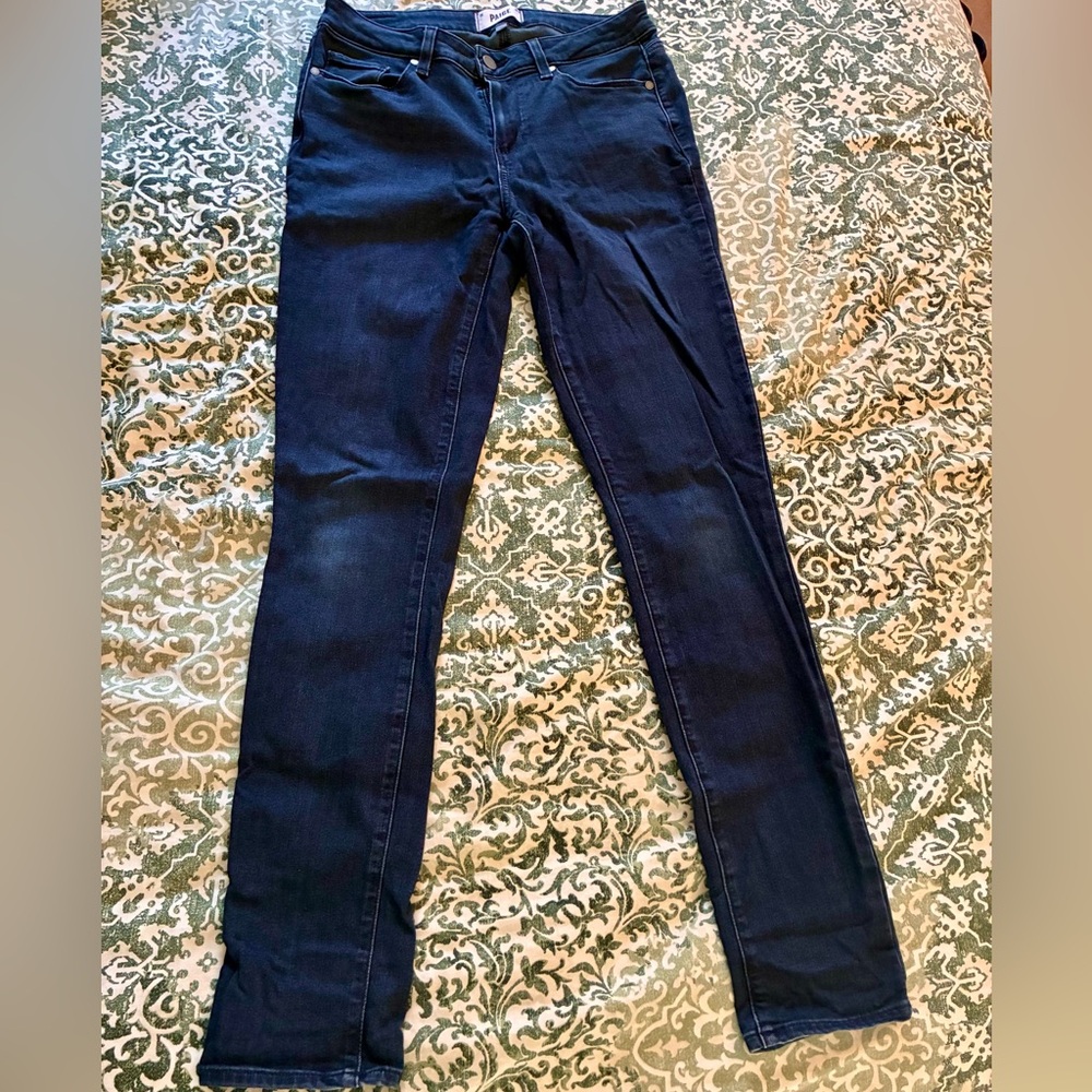 PAIGE Midnight Blue Skinny Jeans